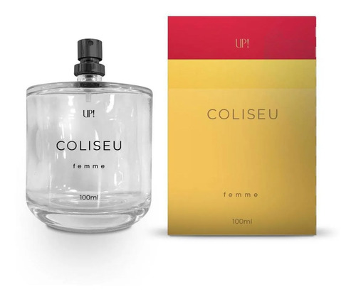 Perfume Floral Eau De Parfum Up! Essência Coliseu Femme 100ml Spray